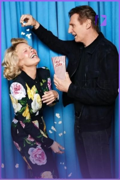 Pamela Anderson and Liam Neeson