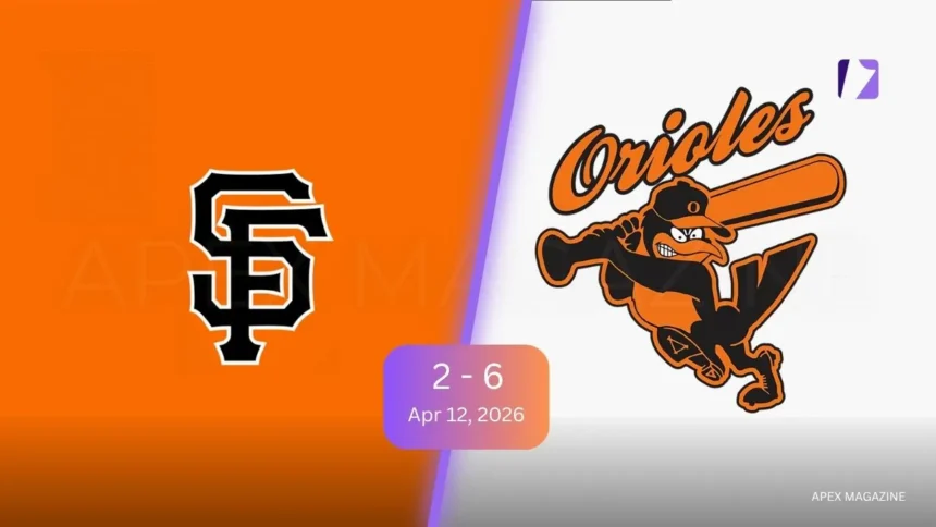 San Francisco Giants vs Baltimore Orioles Match Player Stats