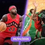 Toronto Raptors vs Boston Celtics Match Player Stats
