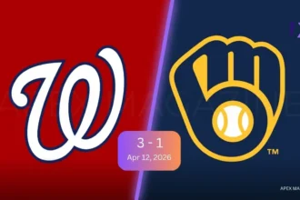 Washington Nationals vs Milwaukee Brewers Match Player Stats