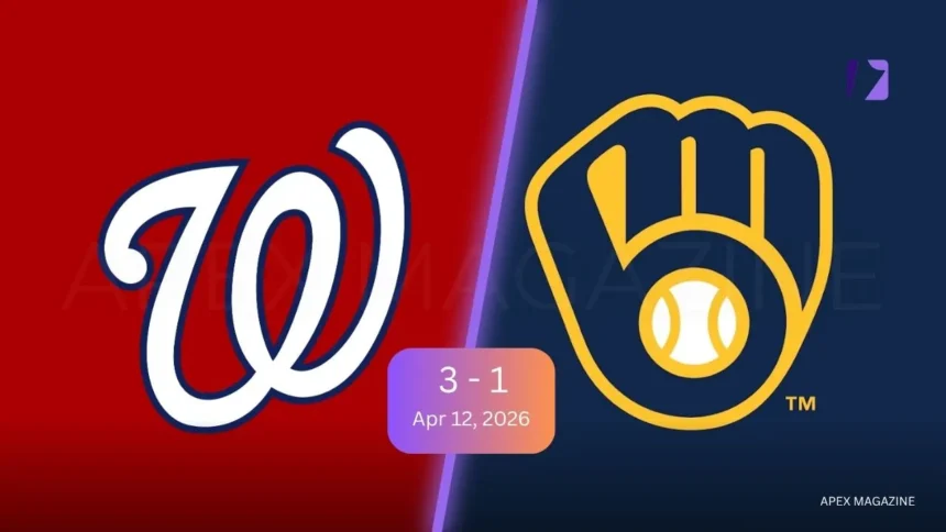 Washington Nationals vs Milwaukee Brewers Match Player Stats