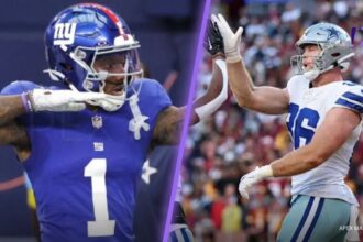 Dallas Cowboys vs New York Giants Match Player Stats