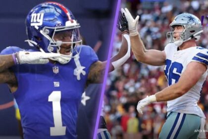 Dallas Cowboys vs New York Giants Match Player Stats