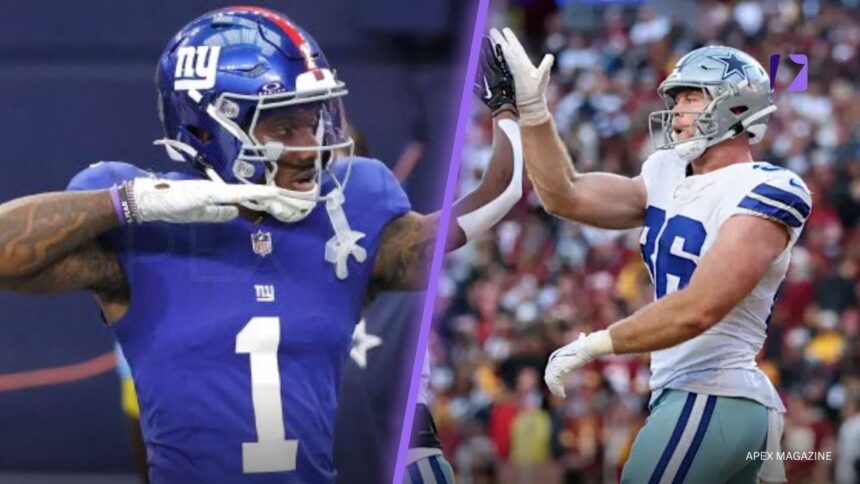 Dallas Cowboys vs New York Giants Match Player Stats