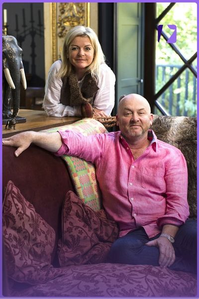 Drew Pritchard With Wife