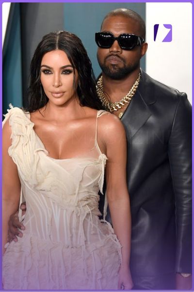 Kanye West With Kim Kardashian