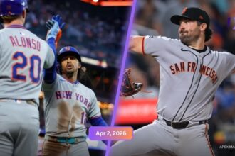 San Francisco Giants vs Mets Match Player Stats