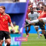 Belgium vs Egypt Match Playe Stats