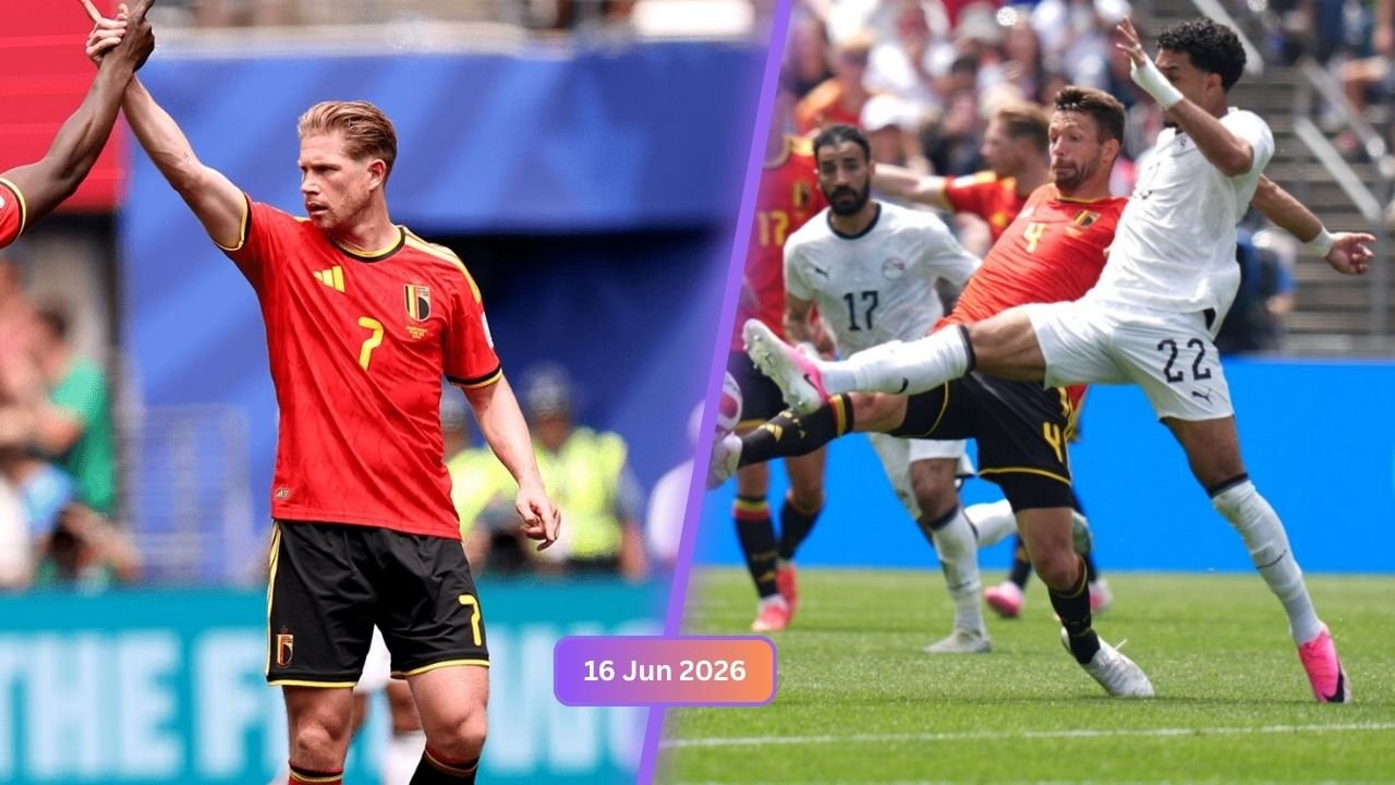 Belgium vs Egypt Match Playe Stats