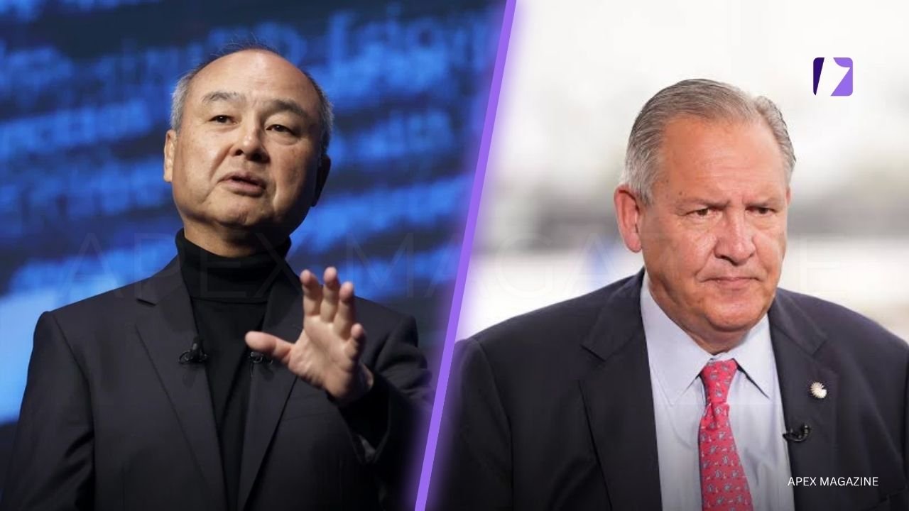 Masayoshi Son and Greg Hayes