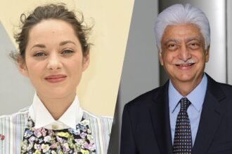 Marion Cotillard and Azim Premji