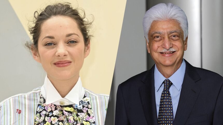 Marion Cotillard and Azim Premji